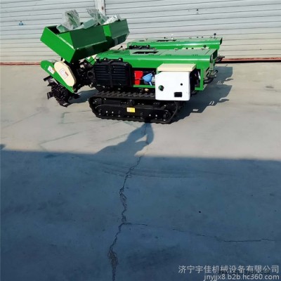宇佳履帶輪胎果園施肥機 自走式旋耕機 32馬力開溝回填機