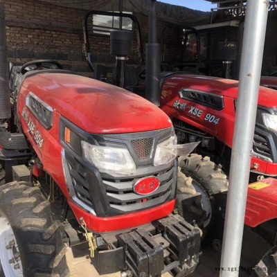 高花大輪胎農(nóng)用柴油耕田機(jī) 504 604 704 804中型多功能水稻田專(zhuān)用四輪拖拉機(jī)