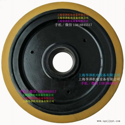 BT液壓叉車(chē)RRE160驅(qū)動(dòng)輪后輪 比特1.6噸堆垛機(jī)方向輪轉(zhuǎn)向輪聚氨酯包膠輪胎轱轆子