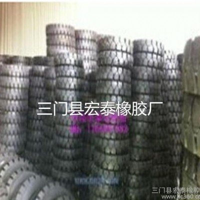 直銷實(shí)心叉車輪胎500-8實(shí)心胎，充氣式實(shí)心輪胎