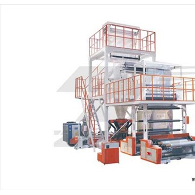 浙江鑄信機械有限公司3SJ-G系列三層共擠旋轉機頭吹膜機組吹膜機