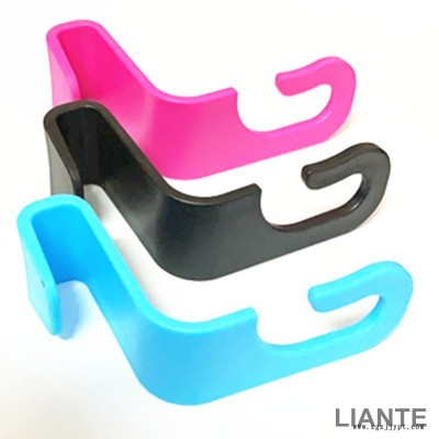 廠銷 汽車掛鉤ABS材質(zhì) 塑料車載掛鉤 便捷椅背掛鉤插卡對裝