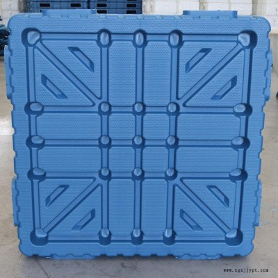 吹塑托盤 安徽雙面平板吹塑1200x1000倉庫堆碼吹塑托盤 定制