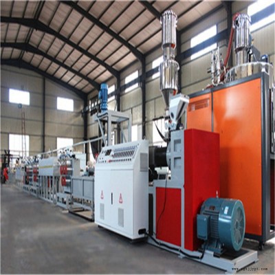 PET土工格柵生產線廠家/PET塑鋼土工格柵設備/塑料土工格柵設備/中瑞塑機