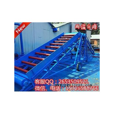 兩端可升降皮帶機(jī)黑色橡膠帶輸送機(jī)價(jià)格低  調(diào)節(jié)高度皮帶機(jī)  AA