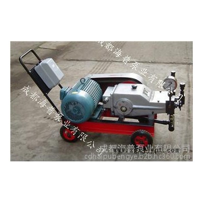 高壓橡膠管線試壓泵，海普變頻控制三缸電動(dòng)試壓泵