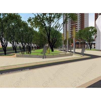 透水混凝土原料  藝術透水混凝土地坪彩色藝術混凝土路面透水地坪材料人行道工廠桓石2017206