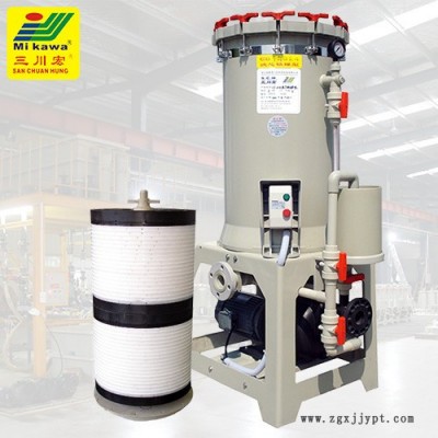 30噸濾紙過濾機 無錫三川宏廠家川田環(huán)?？萍脊?0方濾紙型電鍍過濾設(shè)備 380伏三相聚丙烯材質(zhì)電鍍過濾器