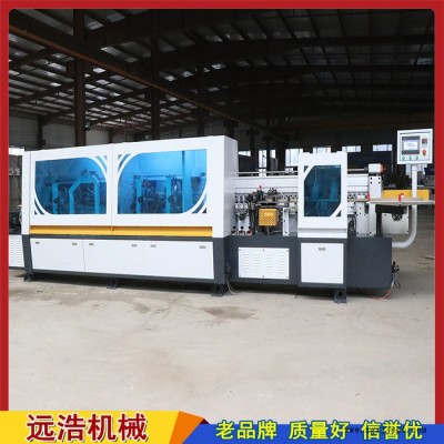 山東遠浩 人造板材家具門封邊機 PET高光板封邊機 自動吸合調速