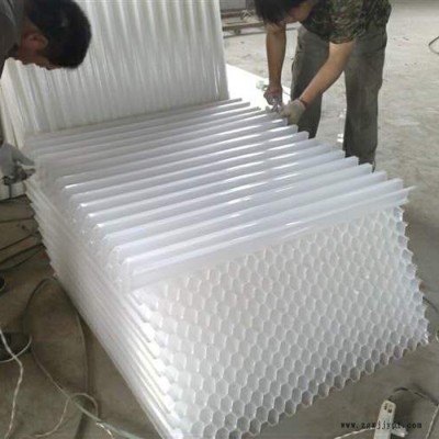 【華強】廠家批發(fā)   蜂窩斜管 斜管填料 PP料斜管 六角蜂窩斜管 品質(zhì)保證