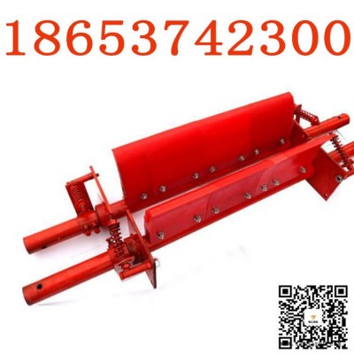 電廠帶式輸送機頭道聚氨酯橡膠H型清掃器 橡膠刮刀清掃器