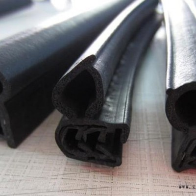 廠家供應輪船游艇用橡膠裝飾條骨架密封條包邊橡膠帶鋼芯