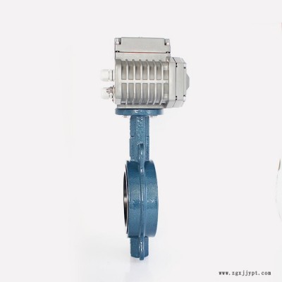 江瑞/JRVALD071X-16C 碳鋼開關(guān)型電動對夾式蝶閥襯膠軟密封三元乙丙橡膠