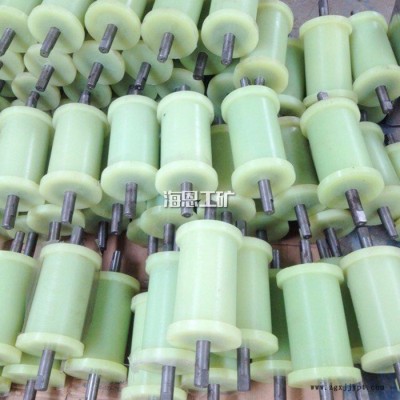 耐磨聚氨酯地輥,鋼絲繩地輥,托繩輪,防塵性強(qiáng)