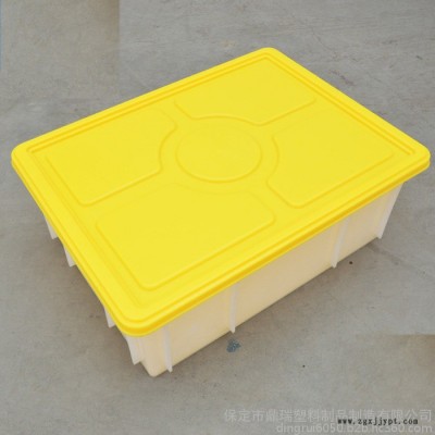 山東鼎瑞塑料周轉(zhuǎn)箱 /周轉(zhuǎn)箱廠家/藍(lán)色加厚加蓋子塑料周轉(zhuǎn)箱儲(chǔ)物箱