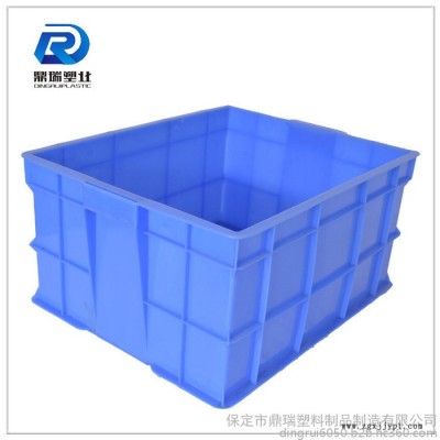 河南鼎瑞大號整理箱塑料 /周轉(zhuǎn)箱批發(fā)/藍(lán)色加厚加蓋子塑料周轉(zhuǎn)箱儲物箱