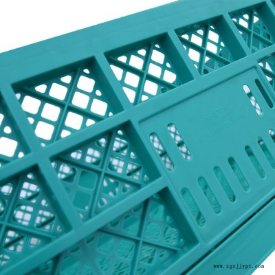 廠家直供折疊水果箱塑料材質內(nèi)倒式超市水果店專用塑料箱可折疊