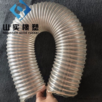 山實pu透明軟管生產(chǎn)工藝，pu塑料伸縮鋼絲軟管規(guī)格，pu伸縮軟管價格，塑料軟管圖片