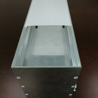 T8日光燈PC燈罩，過濾500nm光波，黃色PC燈罩，凈化車間專用燈罩