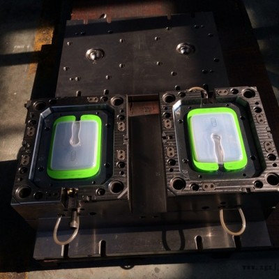 西諾飯盒便當盒**高質量雙色注塑塑料模具 飯盒雙色模具