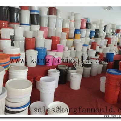 5公斤油漆桶塑料模具制造，10升涂料桶模具