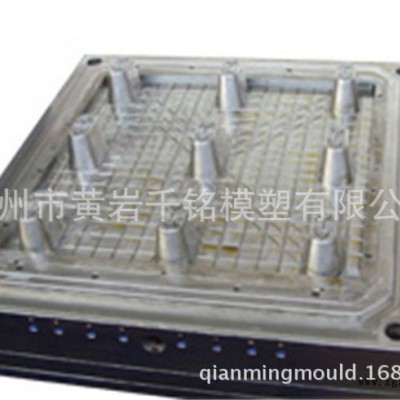 倉(cāng)庫(kù)叉車托盤(pán)模具 黃巖塑料托盤(pán)模具加工制造廠