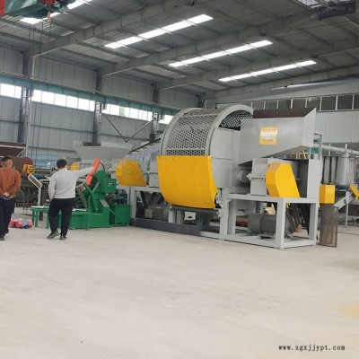 再生輪胎顆粒破碎設(shè)備 廢輪胎橡膠粉碎成顆粒線 輪胎粉碎加工顆粒機器-瑞賽克