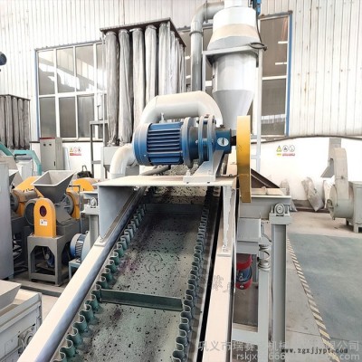 廢輪胎顆粒粉碎機器 再生輪胎粉碎顆?；厥諜C 橡膠顆粒粉碎生產(chǎn)線-瑞賽克