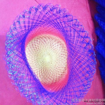 廠家批發(fā) 三彩膠絲線抄網(wǎng)頭漁護  質(zhì)量保證 **捕魚必備漁護