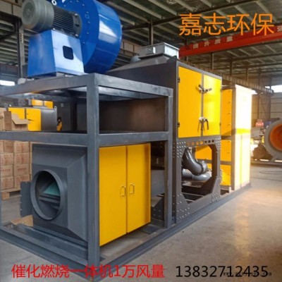 1萬風量催化燃燒一體機  支持定做  蜂窩活性炭塊  催化劑  燃燒爐 實體廠家  河北嘉志環(huán)保