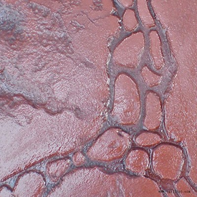 仿石膜壓路面脫模劑，模具免費借用