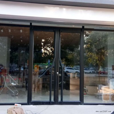 河北廠家供應(yīng)黑砂紋色肯德基門(mén)美觀 大氣 耐用