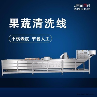 果蔬清洗加工流水線   白菜清洗機設備   茼蒿氣泡清洗劑
