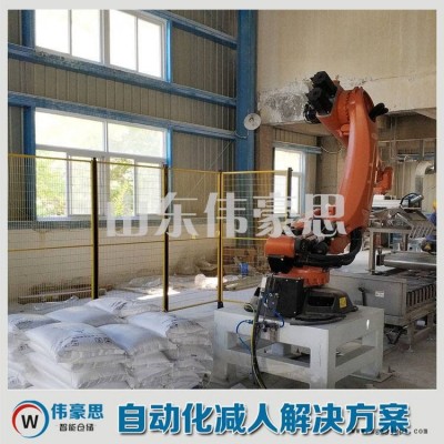 炭黑全自動(dòng)碼垛設(shè)備 定制袋料全自動(dòng)碼垛機(jī)