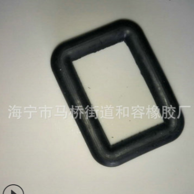 定做橡膠墊片 防滑耐油黑色橡膠長(zhǎng)方形平墊圈 橡膠密封墊雜件加工