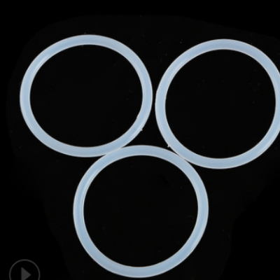 1阻燃硅橡膠防水墊圈 工業(yè)門鎖硅膠密封件白色硅膠耐磨損密封圈廠