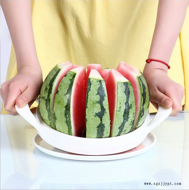 多功能不銹鋼西瓜切 切西瓜神器哈密瓜切 球形水果切割器 小大號(hào)示例圖3