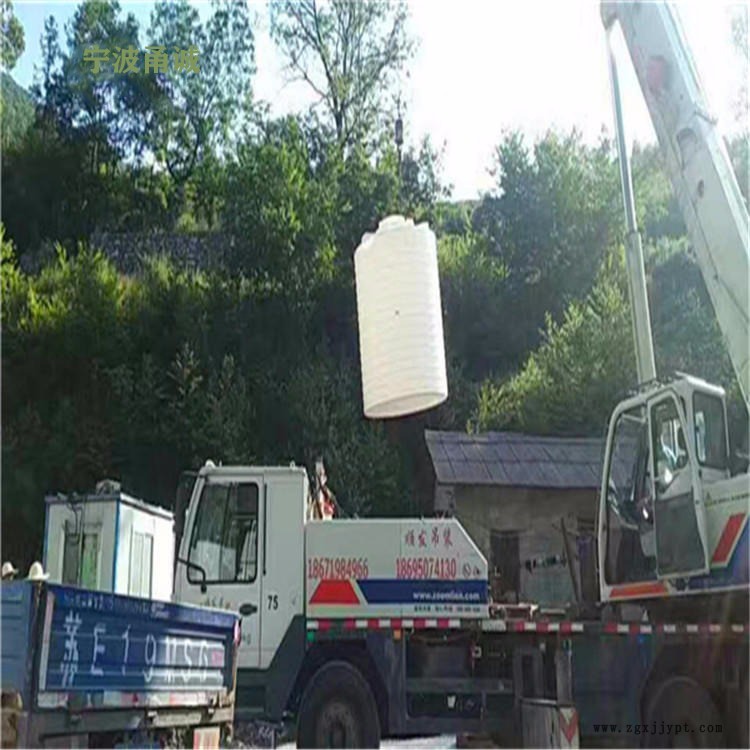 甬誠5噸加強水塔 6立方紡織印染塑料水塔 絮凝劑儲存加厚塑膠容器