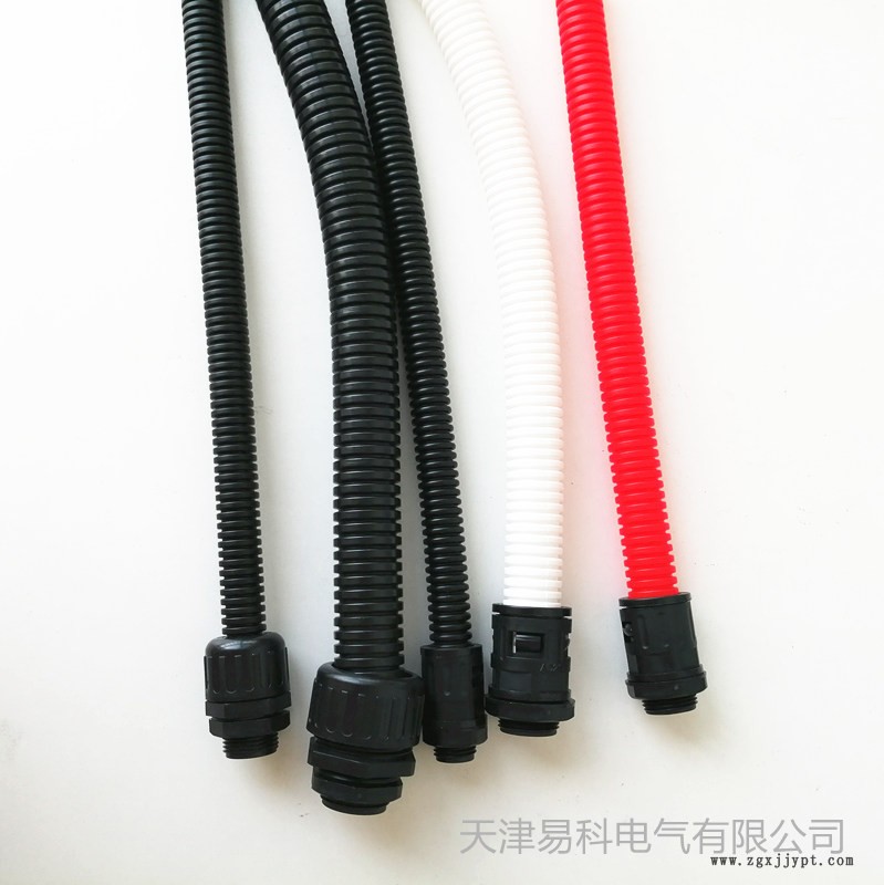 甘肅酒泉廠家批發(fā)尼龍軟管黑色塑料軟管 汽車機器線束保護軟管 規(guī)格齊全