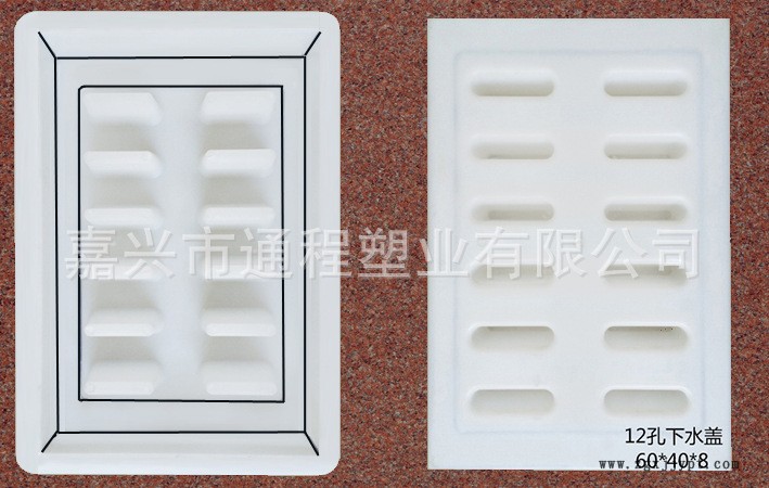 12孔下水蓋板：60<i></i>x40x8
