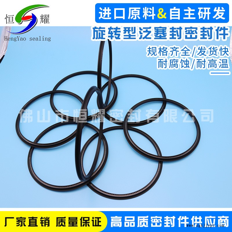直銷旋轉(zhuǎn)密封圈 橡膠骨架油封 密封圈TC型旋轉(zhuǎn)油封雙唇油封泛塞封示例圖4