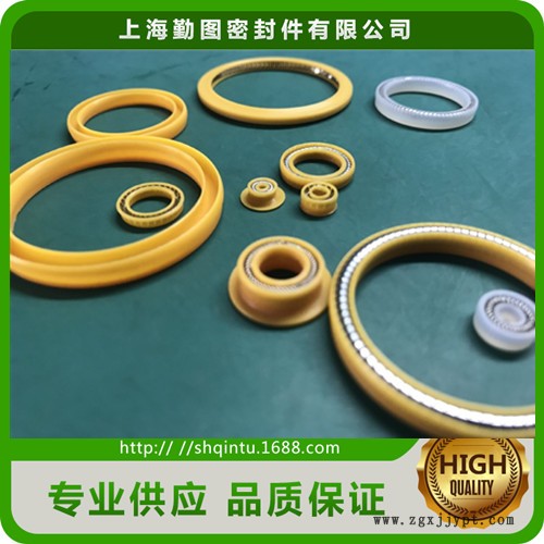 藍(lán)色UPE泛塞封 耐磨損軸用密封圈 彈簧旋轉(zhuǎn)泛塞封密封圈