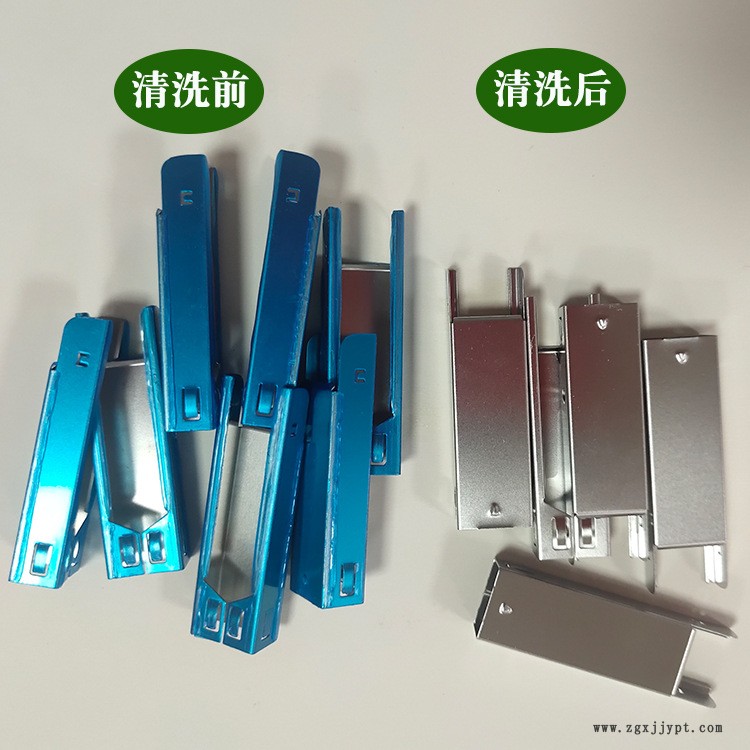 不銹鋼除膠清洗對(duì)比