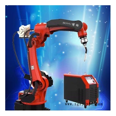 博裕智能  自動(dòng)焊接機(jī)器人 工業(yè)機(jī)器人 二保焊接機(jī)器人 機(jī)械手下料機(jī)器人 變位機(jī)移動(dòng)