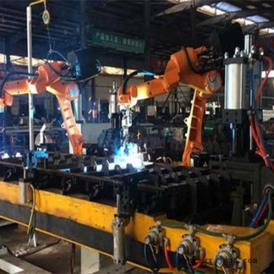 雙機焊接機械手 雙機焊接焊接工作站 雙機機器人焊接設(shè)備 雙機焊接機械手臂 雙機自動化焊接機 賽邦智能