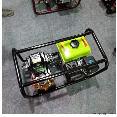 東恒機(jī)械手推四輪高壓打藥機(jī) SY-4D汽油動力噴霧器  擔(dān)架式噴霧機(jī)銅泵