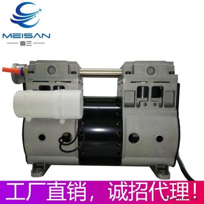 廠家直銷梅三活塞真空泵 MS-140V生產(chǎn)線全自動機(jī)械手設(shè)備鋁合金活塞真空泵