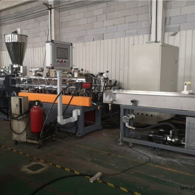 JDL-65B雙螺桿水環(huán)造粒機組  PE輻照交聯(lián)造粒機