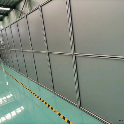 來圖加工鋁型材機器人安全圍欄 車間自動化流水線設(shè)備 機械手圍欄