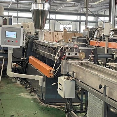 雙螺桿造粒機_雙螺桿塑料造粒機_三螺桿造粒機_工程塑料造粒機_玖德隆塑機